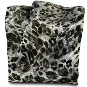 Scarf - Semi-transparent Animal Print Design